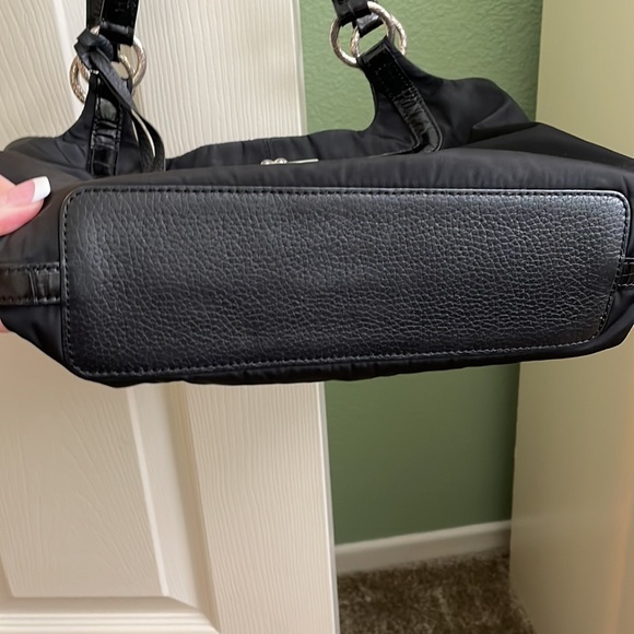 Brighton black handbag with leather trim - Picture 4 of 4